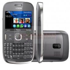 Smartphone Nokia Asha 302, 3G, Wi-fi, Câmera 3.2 MP, Mp3 Player, Grafite
